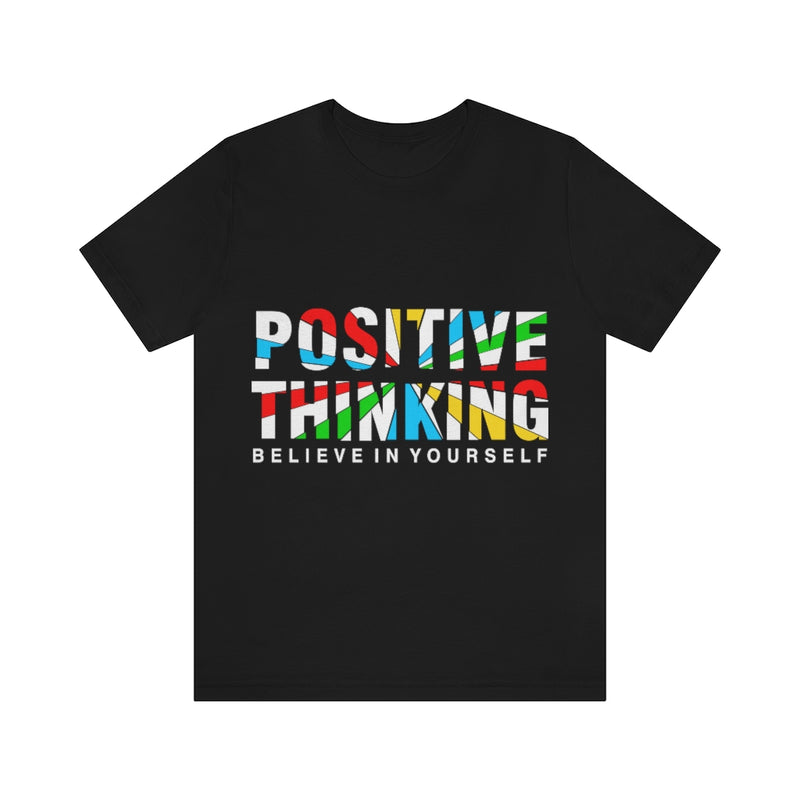 Positive Thinking Unisex Jersey Short Sleeve Tee