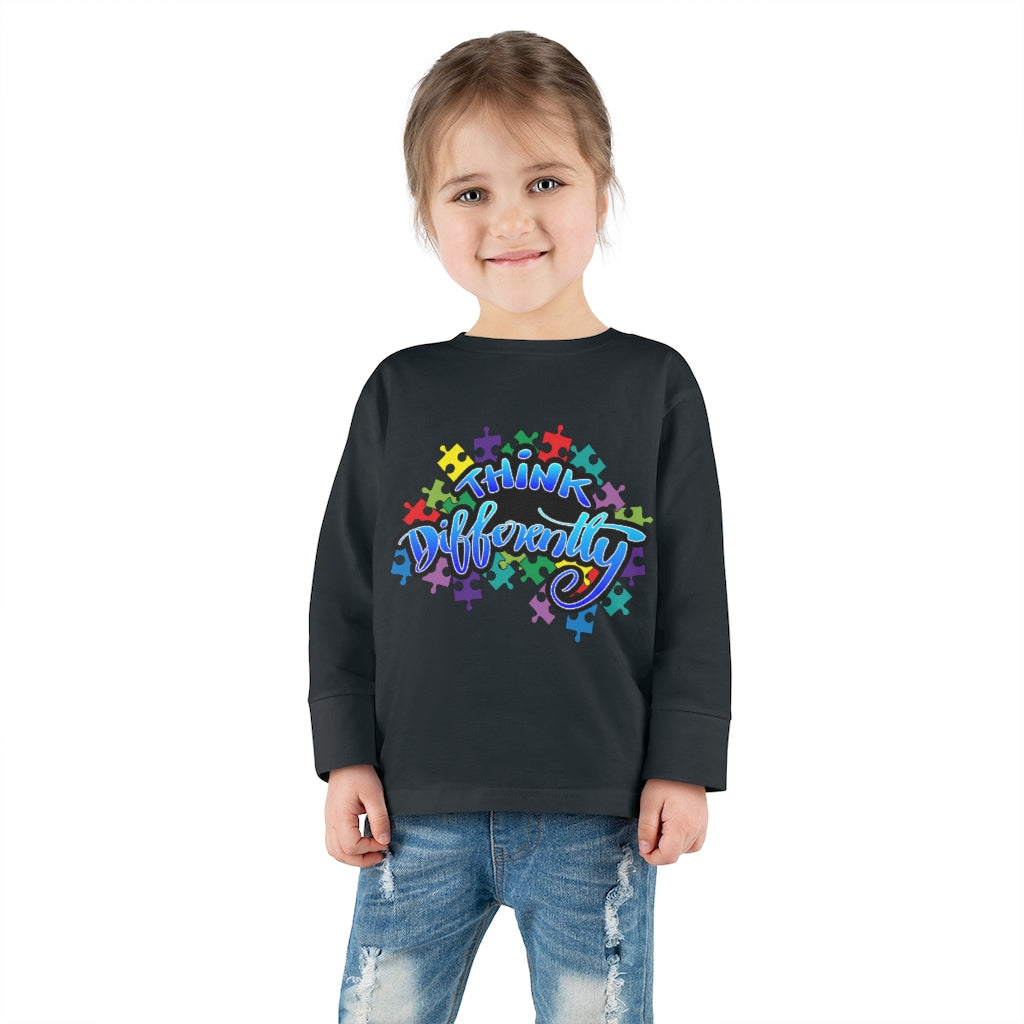 Think Differently Toddler Long Sleeve Tee