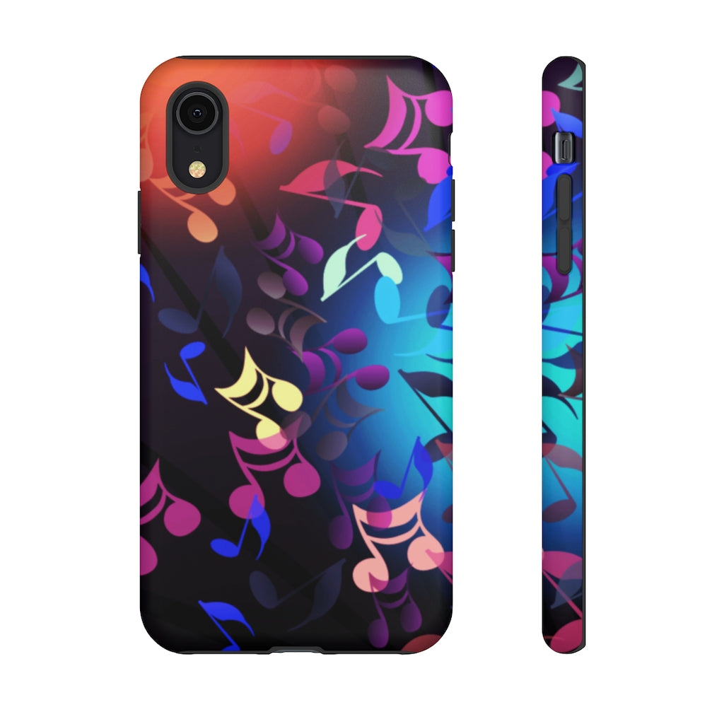 Scattered Notes Music iPhone Tough Cases