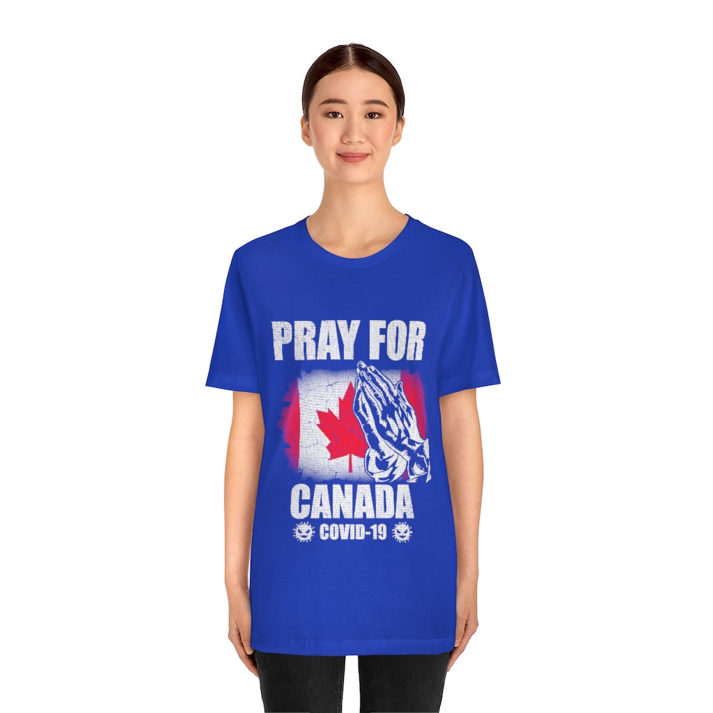 Pray For Canada Unisex Jersey Short Sleeve Tee