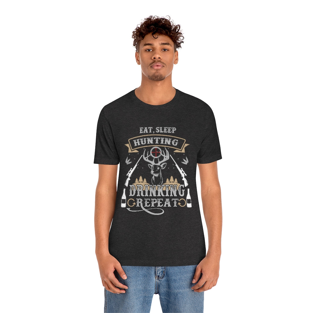 Hunting Repeat Unisex Jersey Short Sleeve Tee