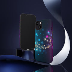Golden Notes Music iPhone Tough Cases
