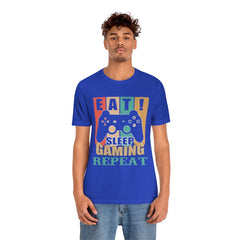 Gaming Repeat Unisex Jersey Short Sleeve Tee