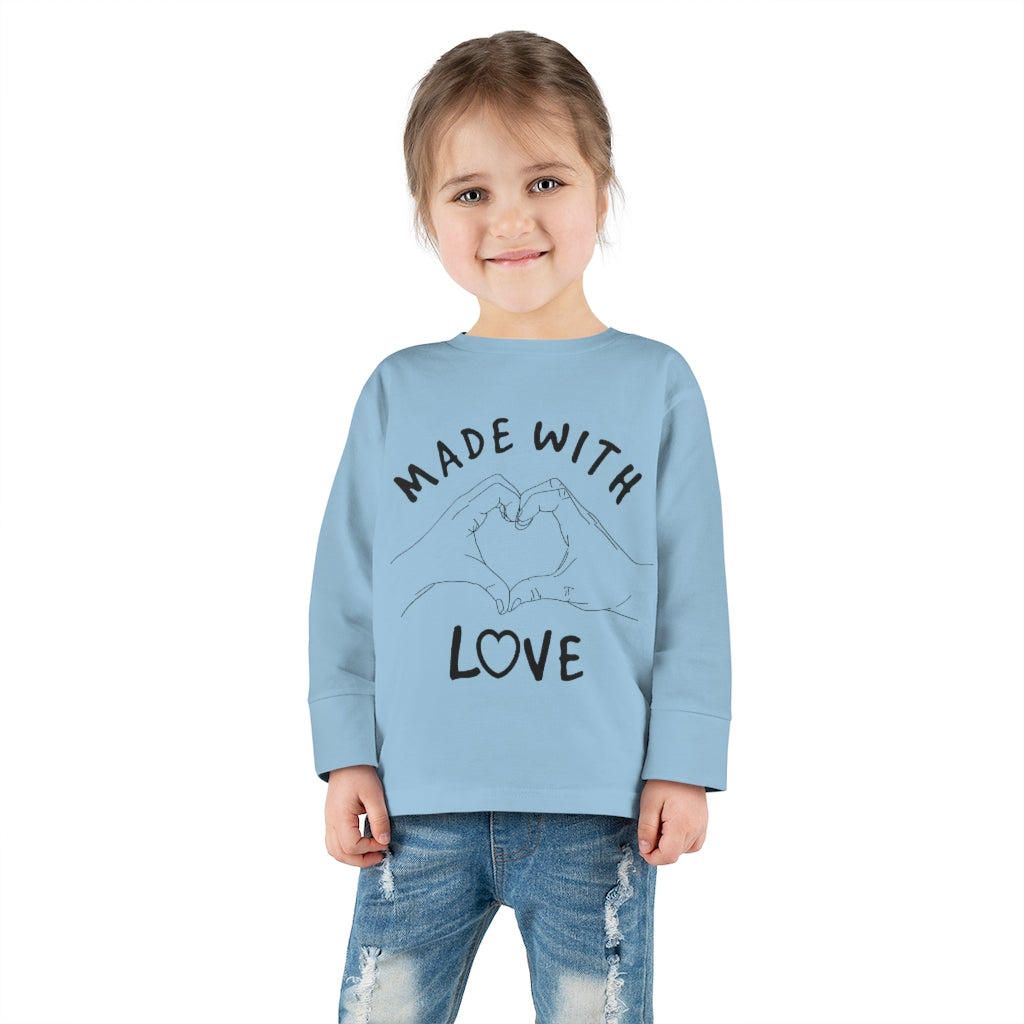 Made With Love Toddler Long Sleeve Tee