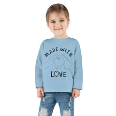 Made With Love Toddler Long Sleeve Tee
