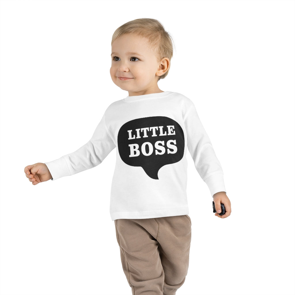 Little Boss Toddler Long Sleeve Tee