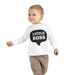 Little Boss Toddler Long Sleeve Tee