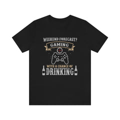 Weekend Forecast Unisex Jersey Short Sleeve Tee