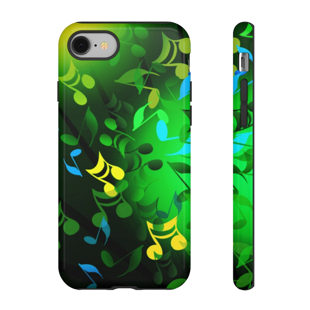 Scattered Notes Music iPhone Tough Cases
