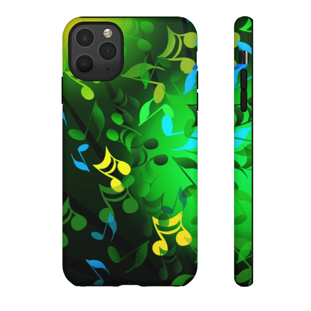 Scattered Notes Music iPhone Tough Cases