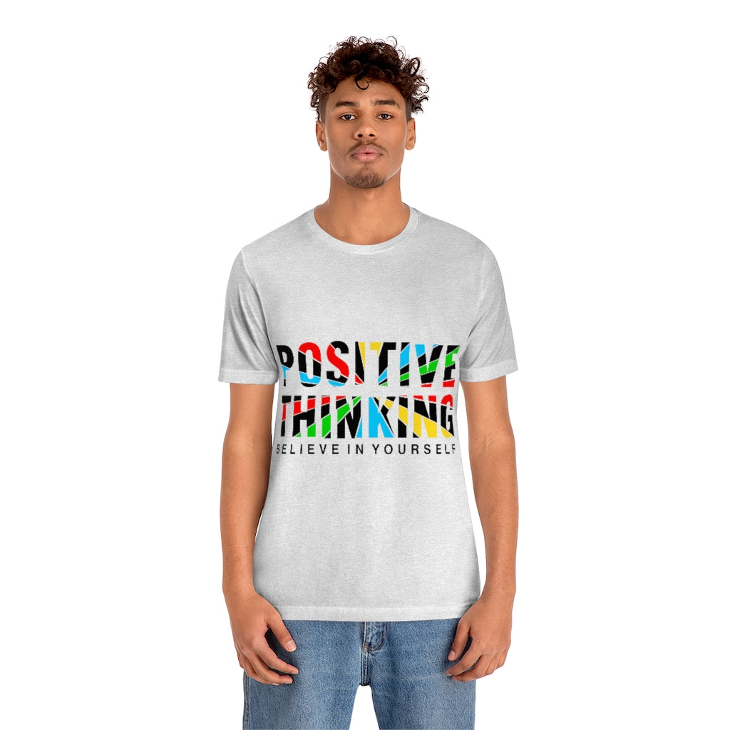Positive Thinking Unisex Jersey Short Sleeve Tee