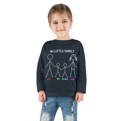 My Little Family Toddler Long Sleeve Tee