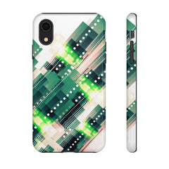 Ribbon Geometric iPhone Tough Cases