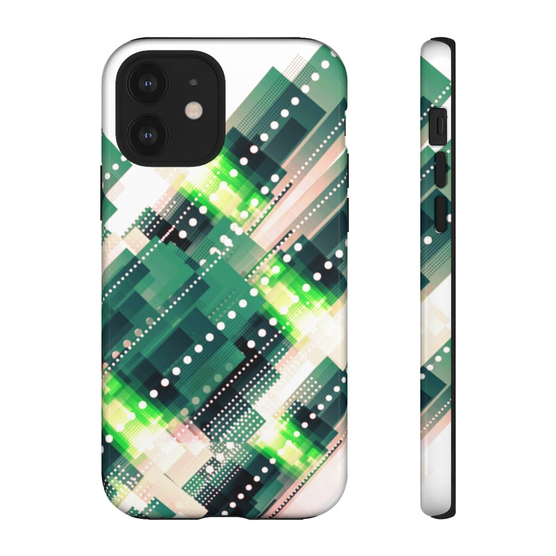 Ribbon Geometric iPhone Tough Cases