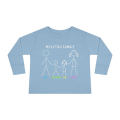 My Little Family Toddler Long Sleeve Tee