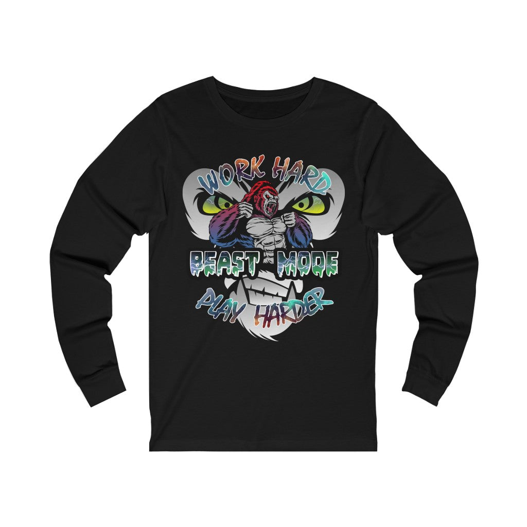 Beast Mode Unisex Jersey Long Sleeve Tee