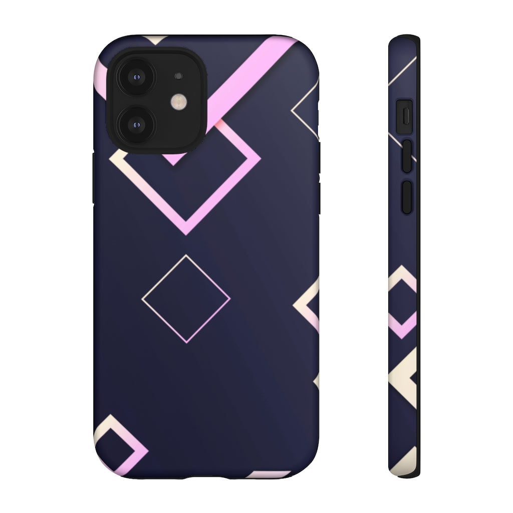 Boxed Geometric iPhone Tough Cases