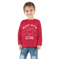 Made With Love Toddler Long Sleeve Tee
