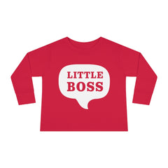 Little Boss Toddler Long Sleeve Tee