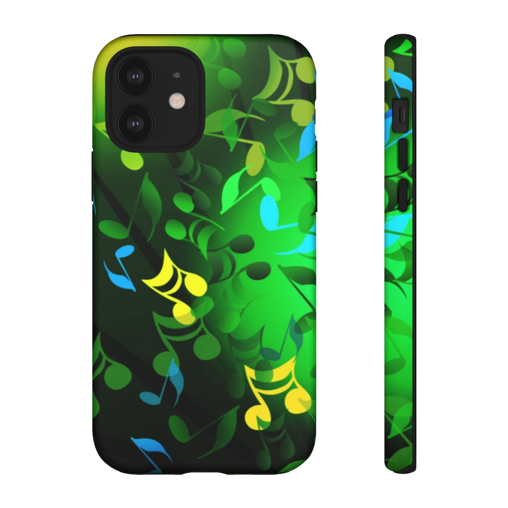 Scattered Notes Music iPhone Tough Cases