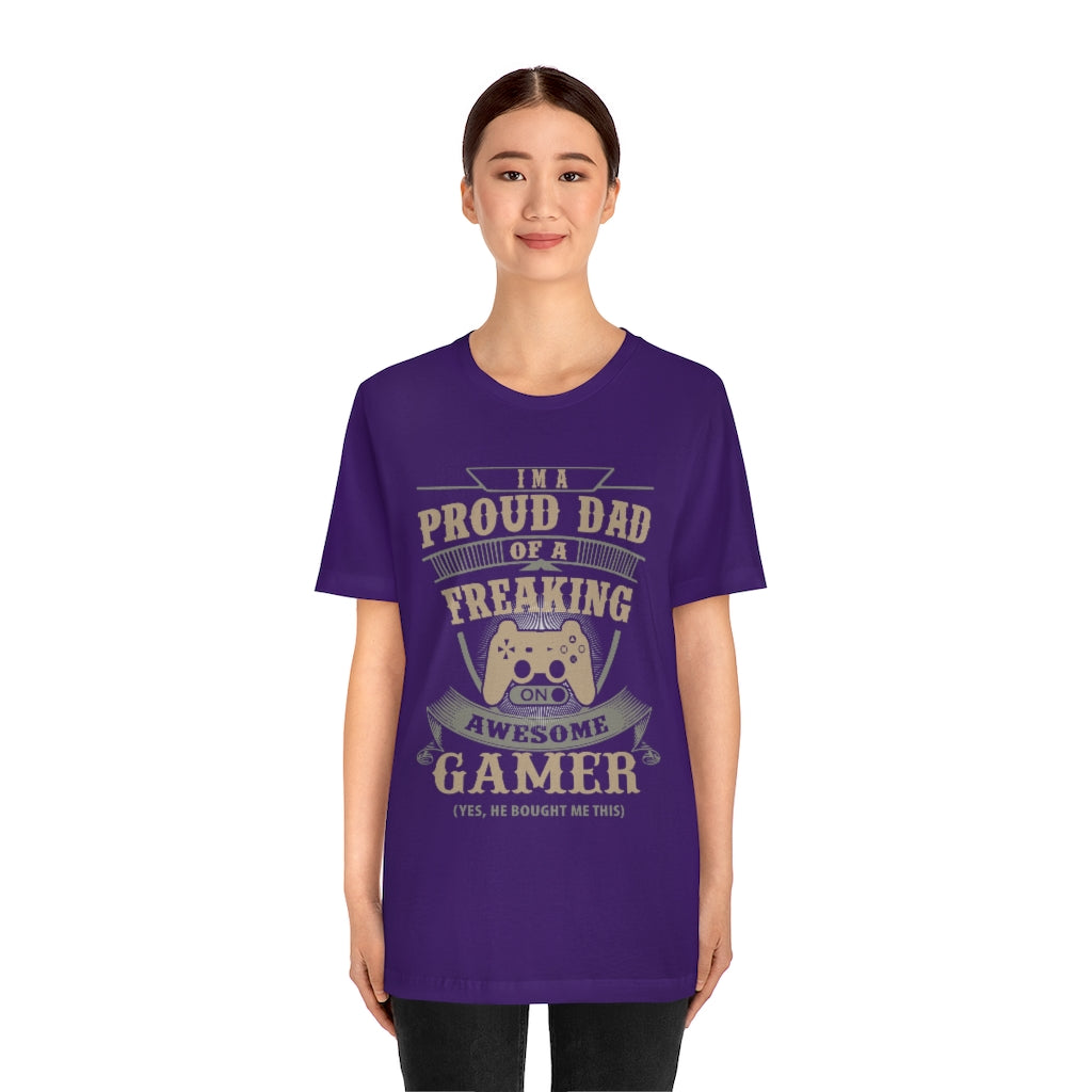 Proud Dad Unisex Jersey Short Sleeve Tee