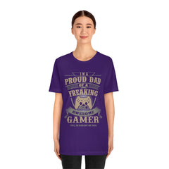 Proud Dad Unisex Jersey Short Sleeve Tee