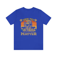 Shih Tzu Lives Matter Unisex Jersey Short Sleeve Tee