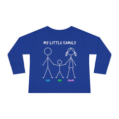 My Little Family Toddler Long Sleeve Tee