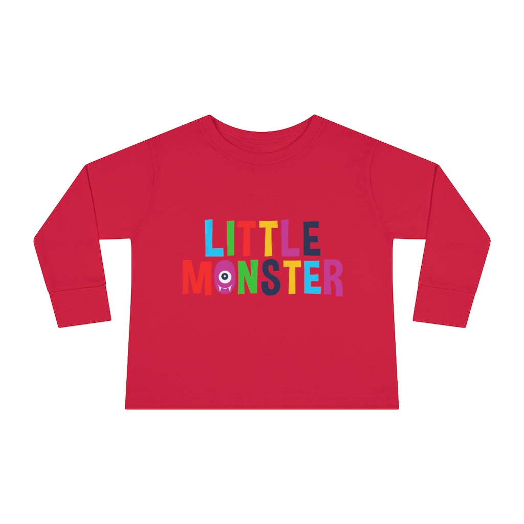 Little Monster Toddler Long Sleeve Tee