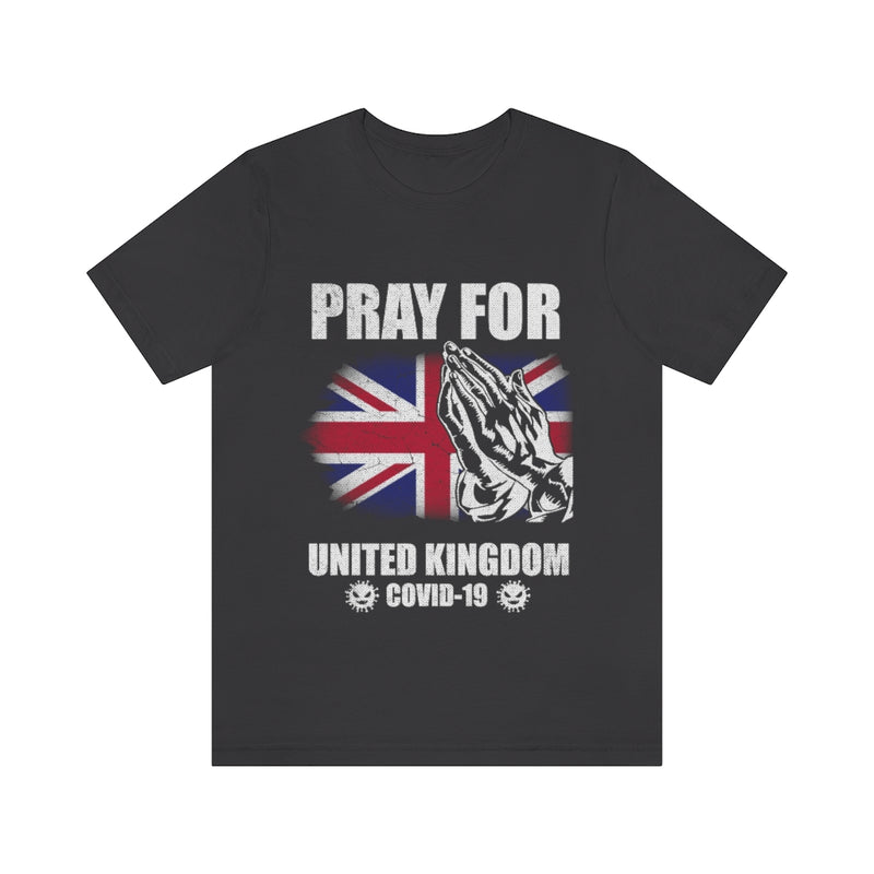 Pray For United Kingdom Unisex Jersey Short Sleeve Tee