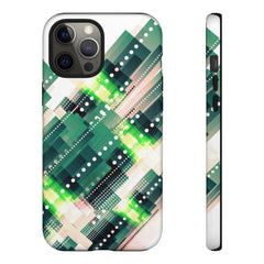 Ribbon Geometric iPhone Tough Cases