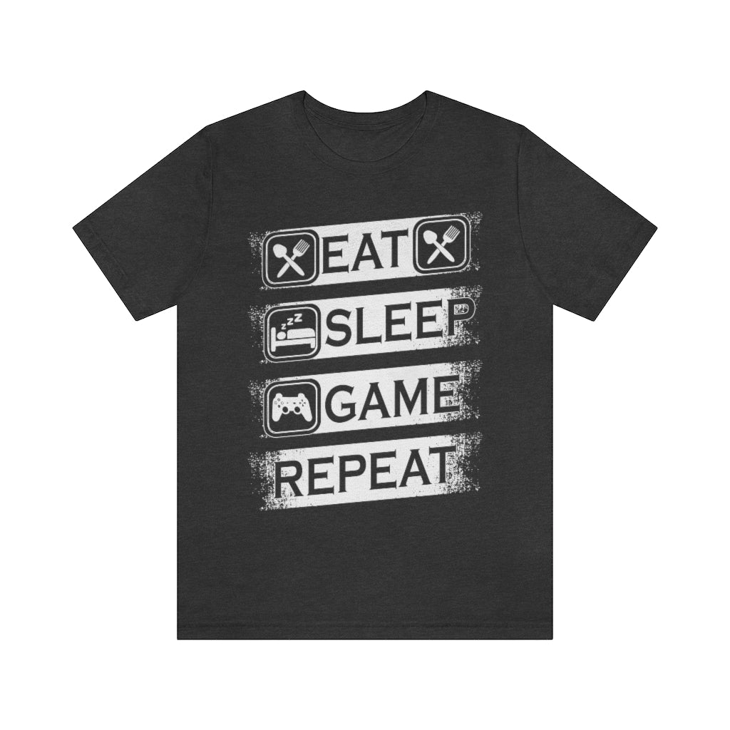 Gaming Repeat Unisex Jersey Short Sleeve Tee