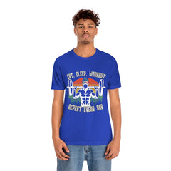 Workout Repeat Unisex Jersey Short Sleeve Tee
