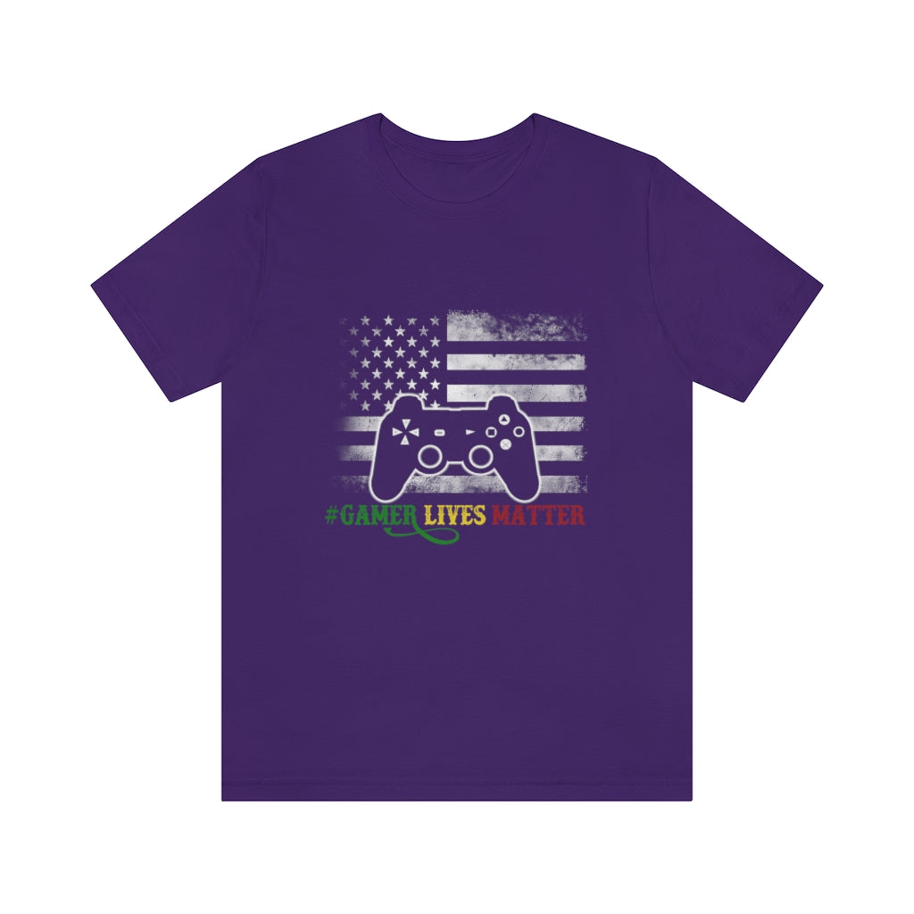 Gamer Lives Matter Unisex Jersey Short Sleeve Tee