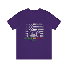 Gamer Lives Matter Unisex Jersey Short Sleeve Tee