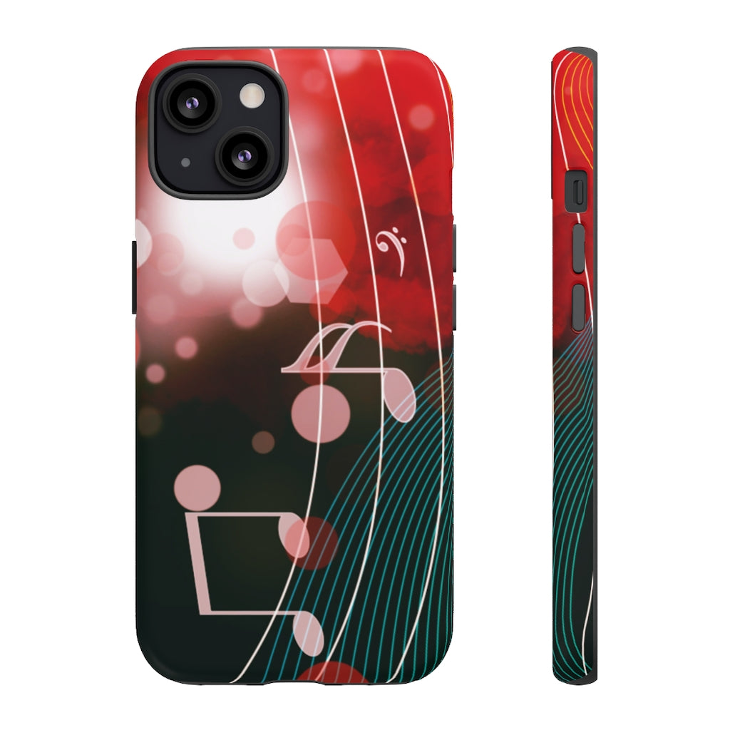 Lost Notes Music iPhone Tough Cases