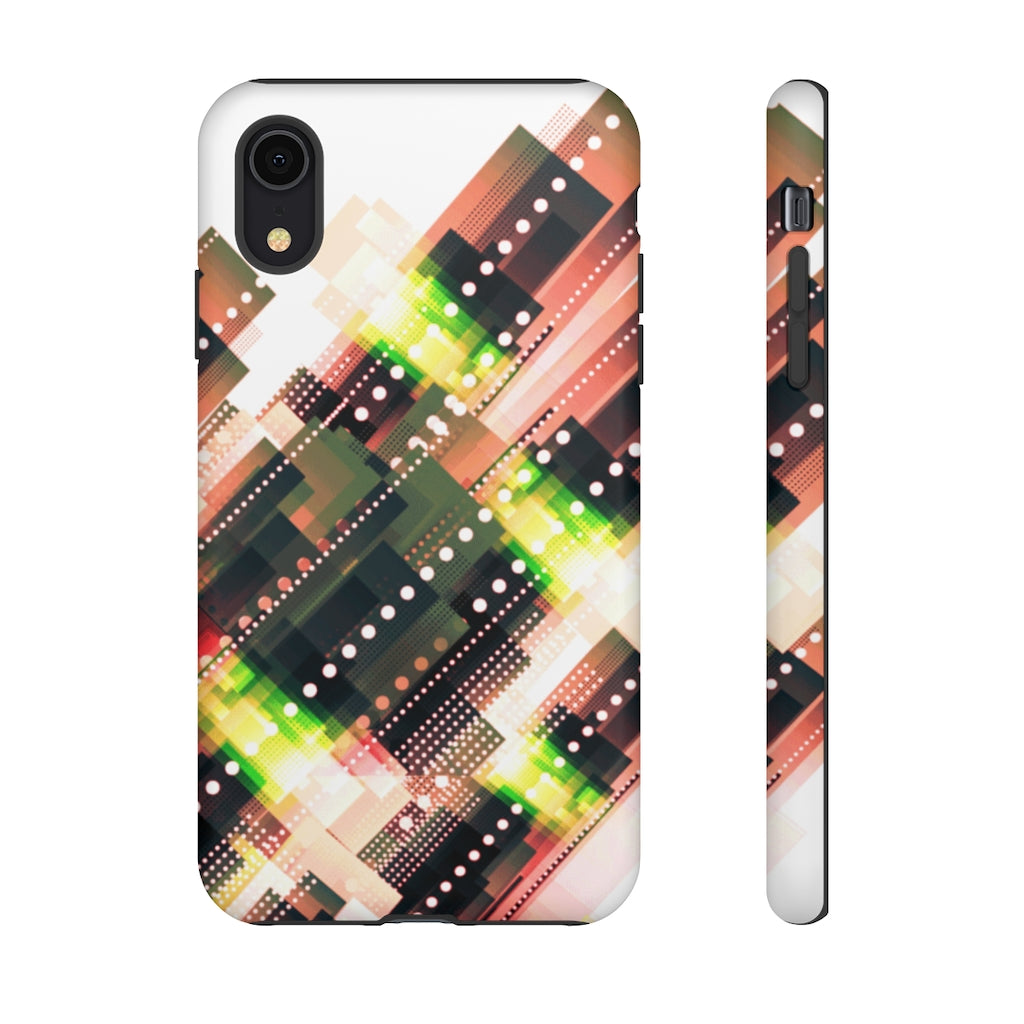 Ribbon Geometric iPhone Tough Cases