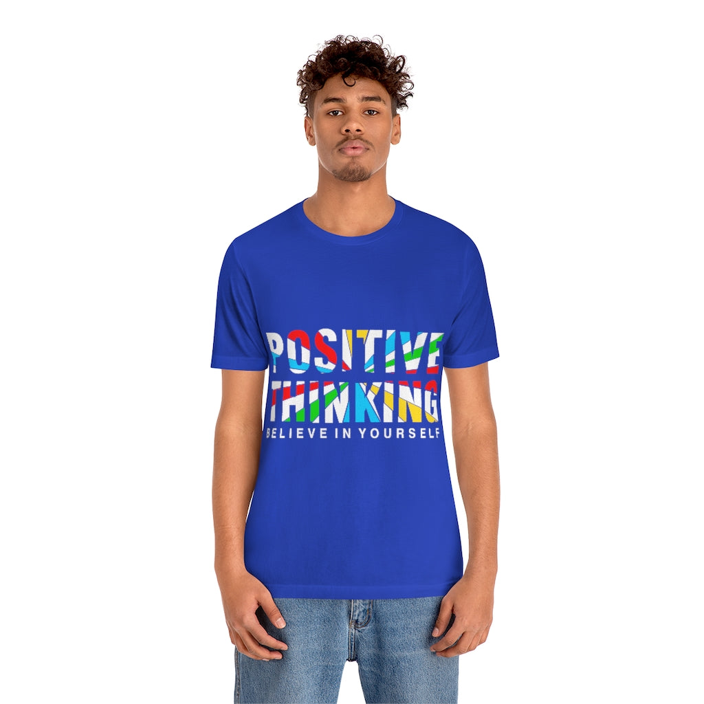 Positive Thinking Unisex Jersey Short Sleeve Tee