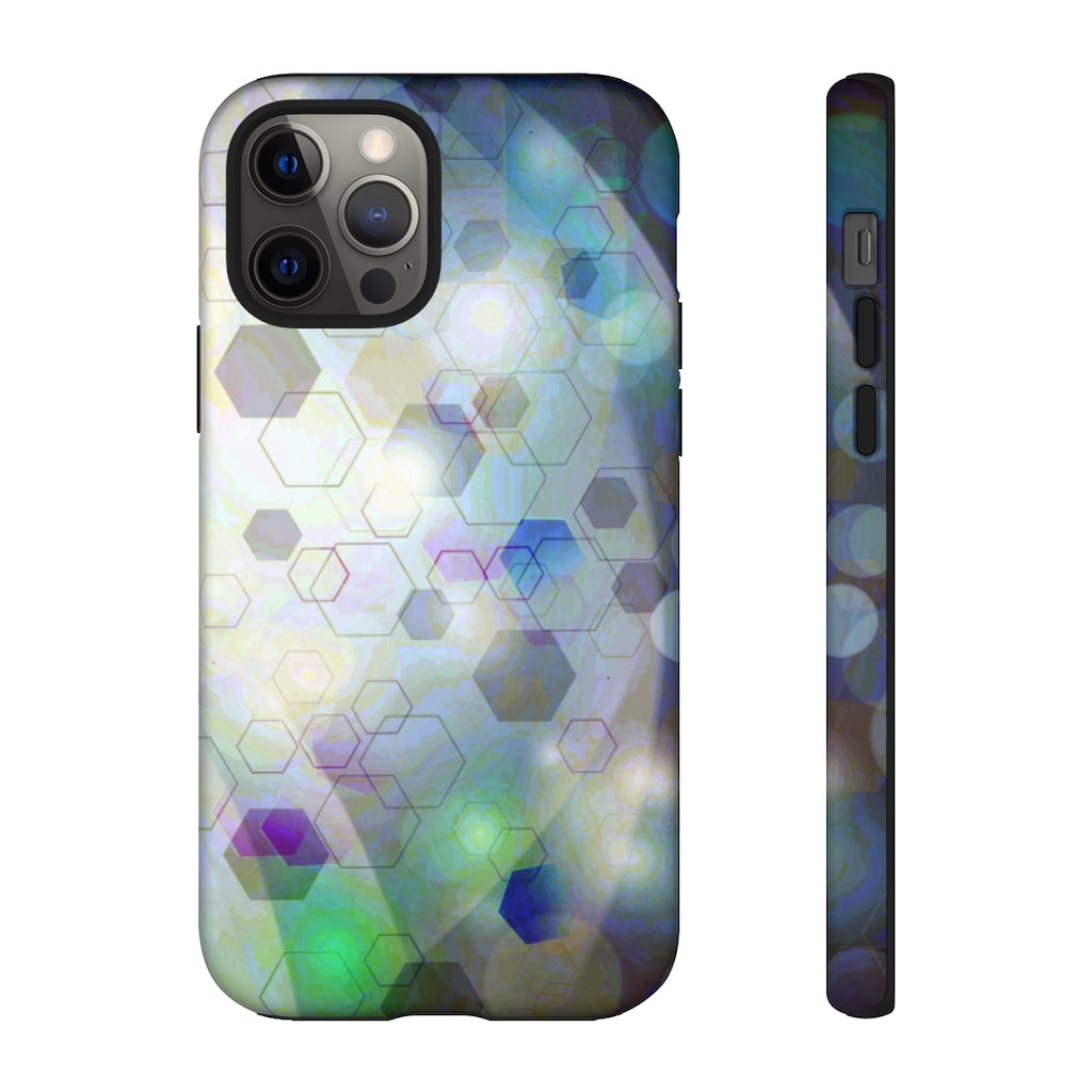 Hexagon Flash Geometric iPhone Tough Cases