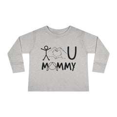 Love Mommy Toddler Long Sleeve Tee