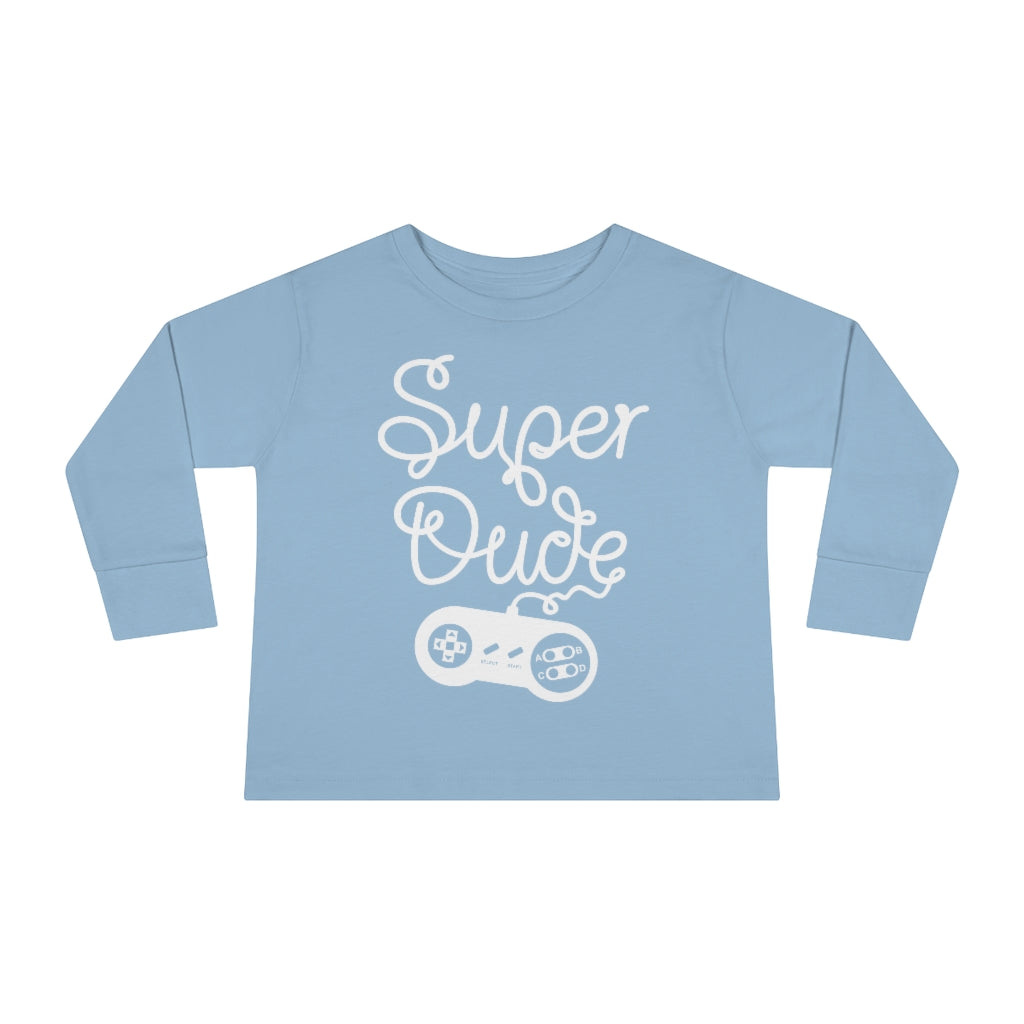 Super Dude Toddler Long Sleeve Tee