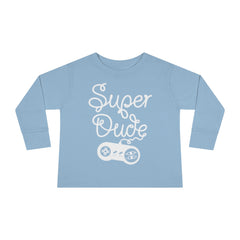 Super Dude Toddler Long Sleeve Tee