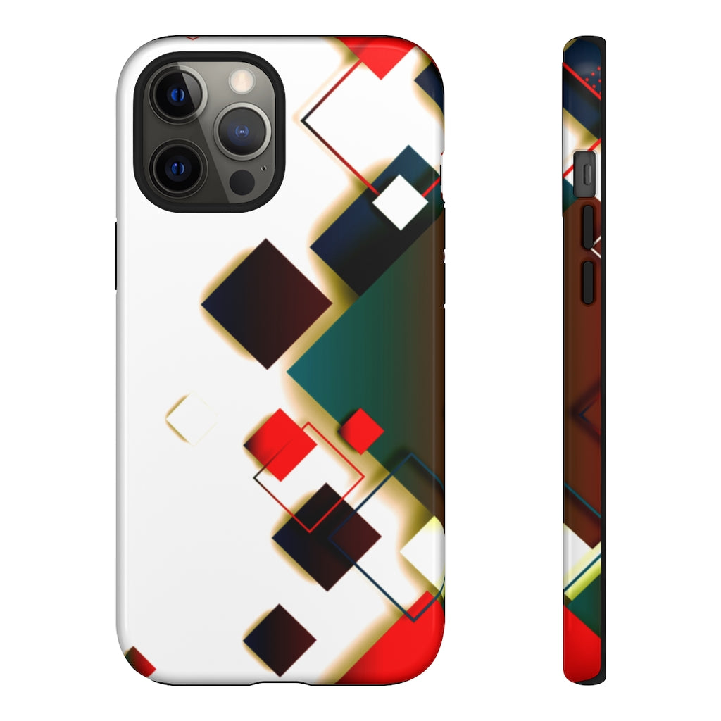 Cubed Geometric iPhone Tough Cases
