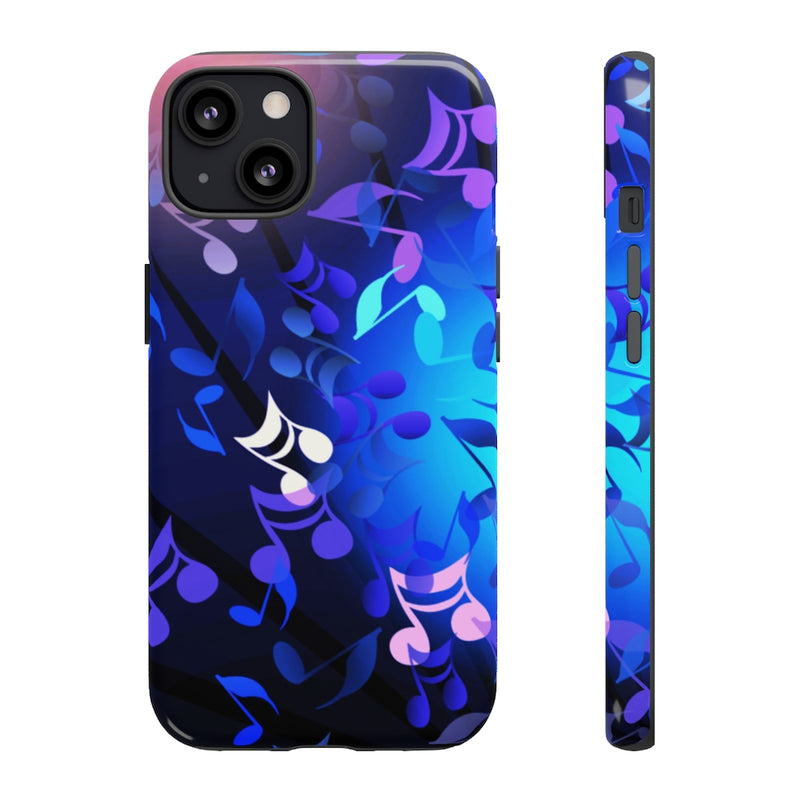 Scattered Notes Music iPhone Tough Cases