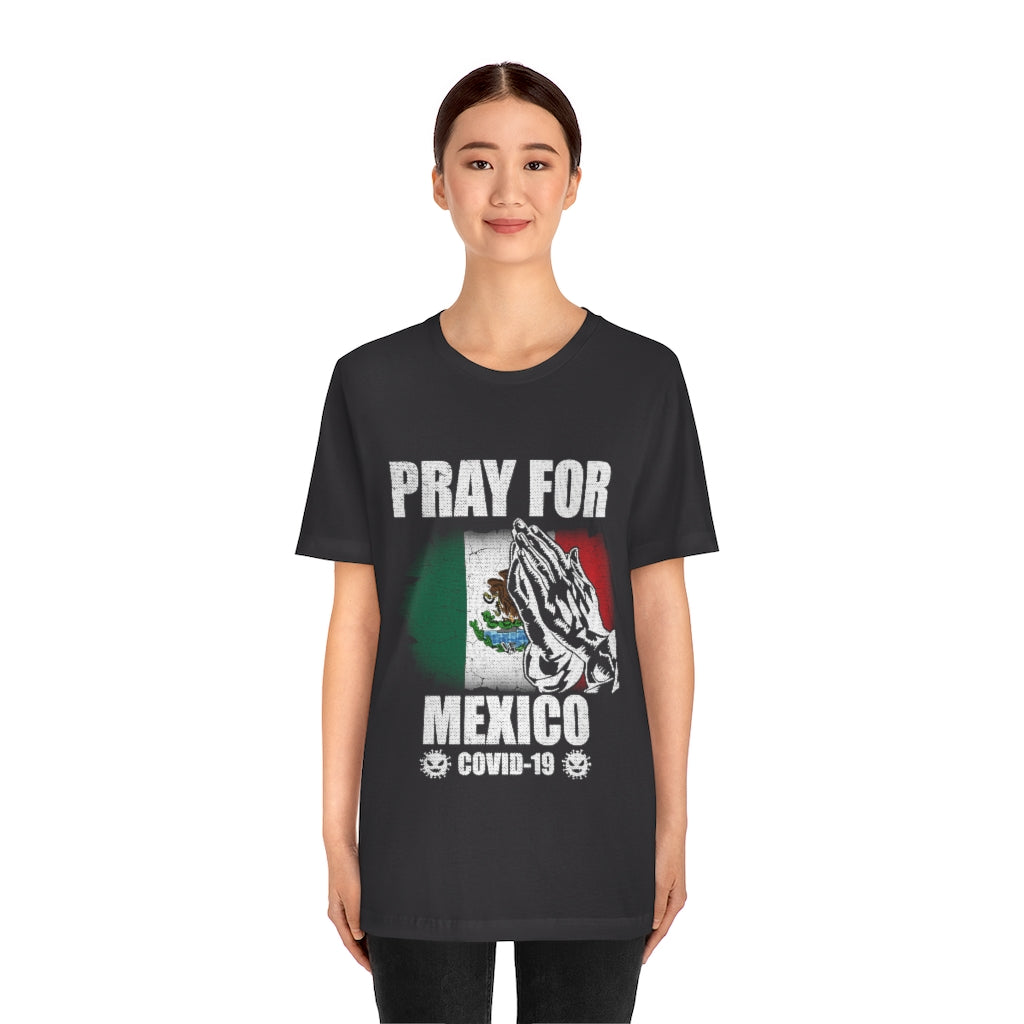Pray For Mexico Unisex Jersey Short Sleeve Tee