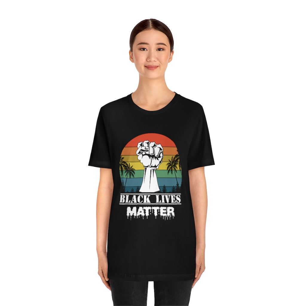 Black Lives Matter Unisex Jersey Short Sleeve Tee