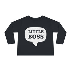 Little Boss Toddler Long Sleeve Tee