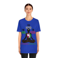 The Soul vs. The Flesh vs. The Mind Unisex Jersey Short Sleeve Tee
