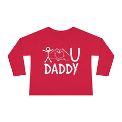 Love Daddy Toddler Long Sleeve Tee
