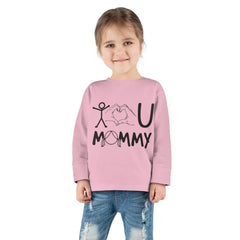 Love Mommy Toddler Long Sleeve Tee